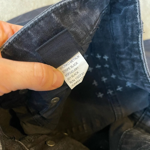 KSUBI Black Bronko Metalik Jeans size 33 - Picture 6 of 8